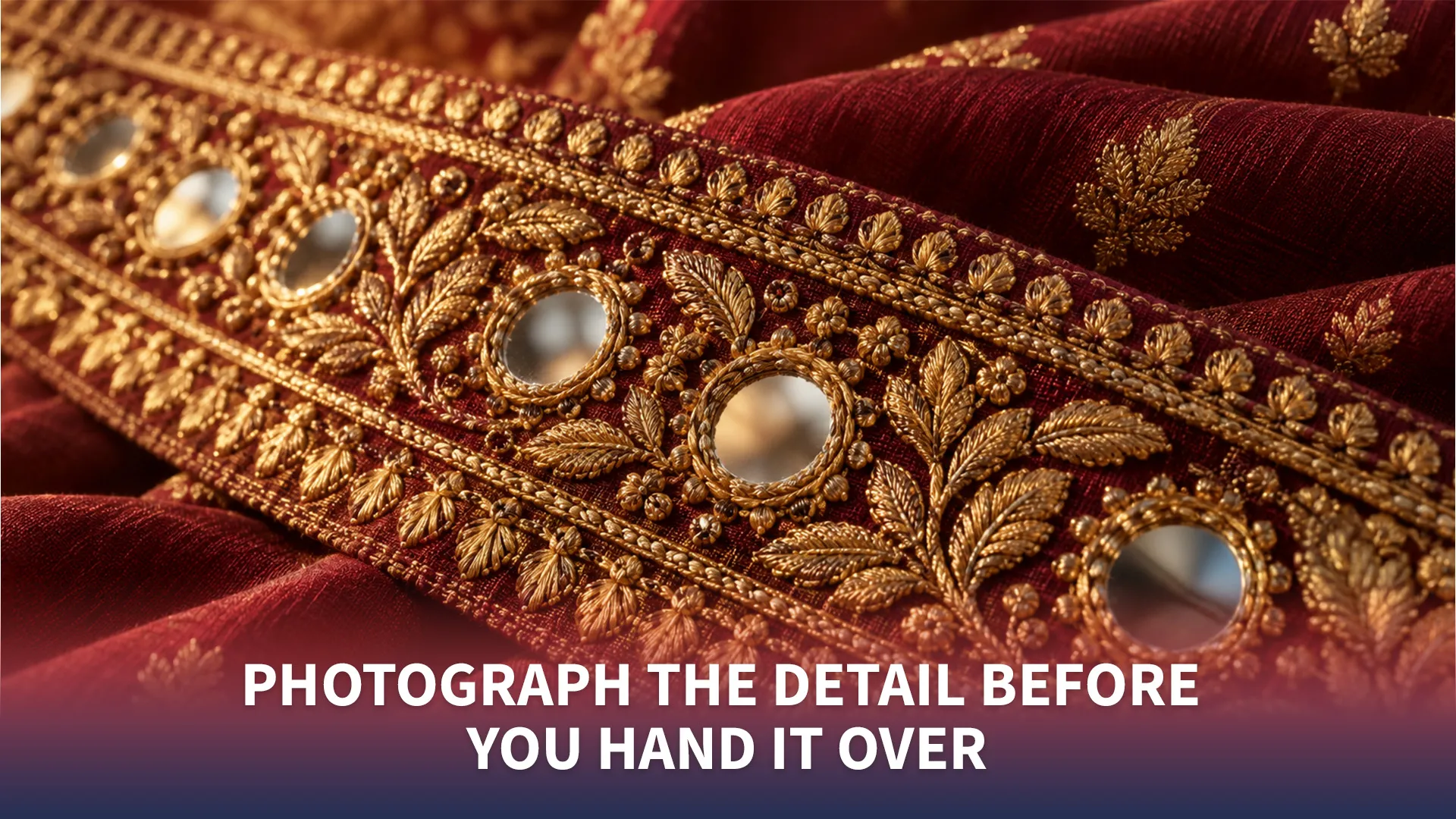 Photograph the Detail Before You Hand It Over - Embroidery garment care