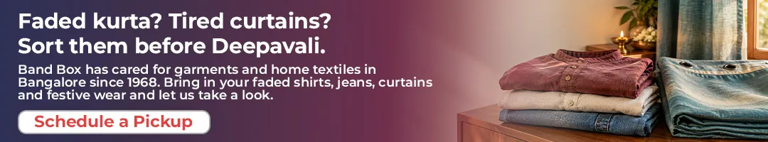 Faded kurta? Tired curtains? Sort them before Deepavali.